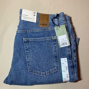 NWT Goodfellow Straight Jeans Men’s